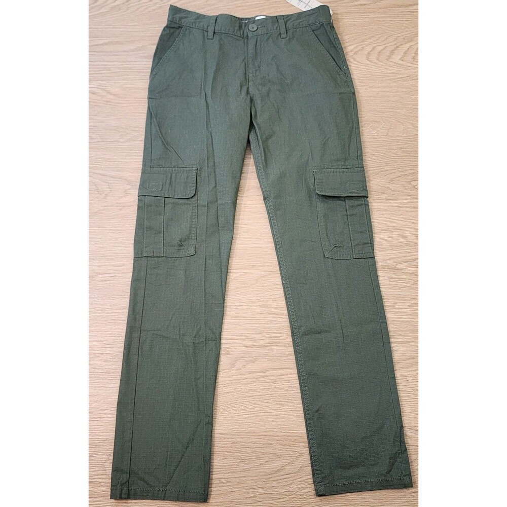 Levis Pants Womens 16 Regular Green Cargo Taper Ripstop Military Army 28x28 NEW